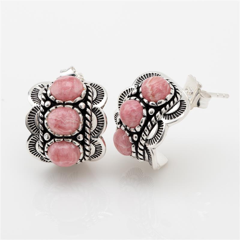 Inca Rose Rhodochrosite Earrings